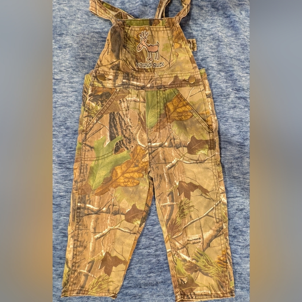 Lil Joey 2T Camouflage Kids Overalls